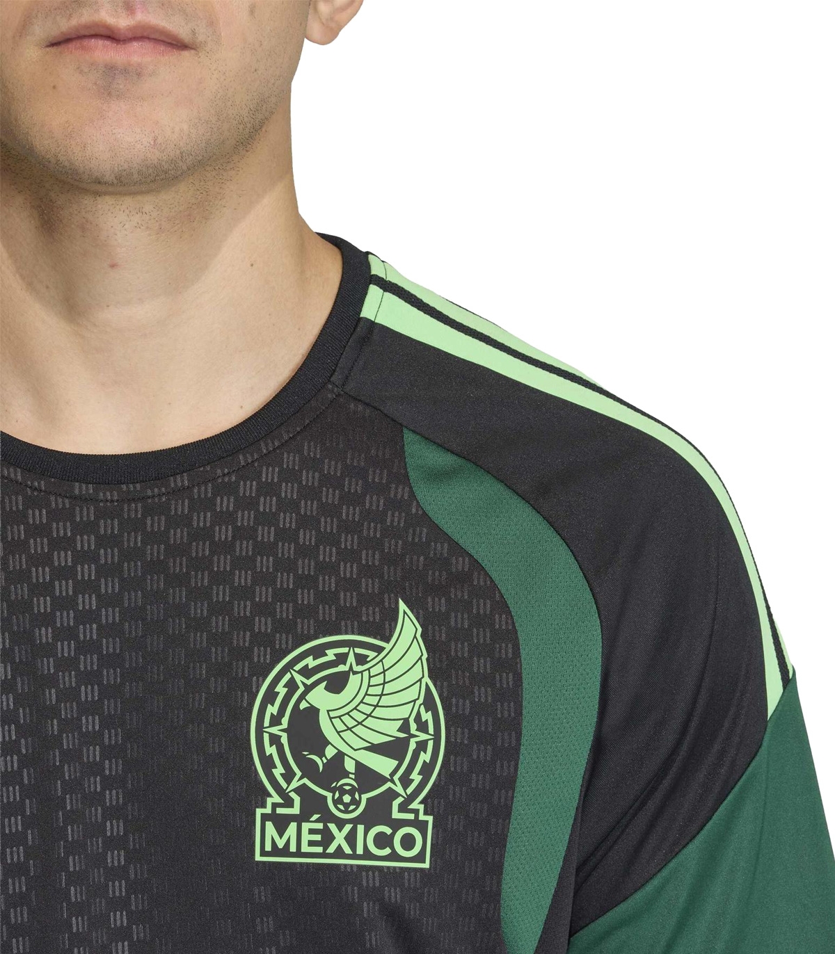 Adidas Performance - Camiseta Negra para Hombre - Mexico