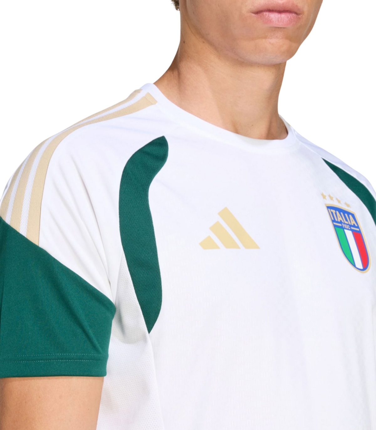 Adidas Performance - Camiseta Blanca para Hombre - ITALIA