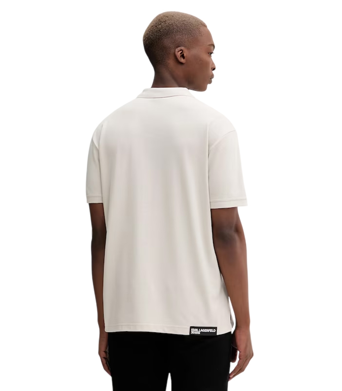 Karl Lagerfeld - Polo Blanco para Hombre - REGULAR PIQUE
