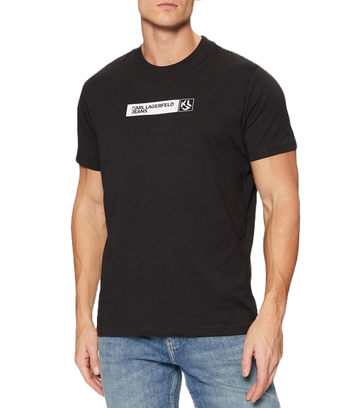 KARL LAGERFELD - CAMISETA Negra para Hombre - SLIM GRAPHIC