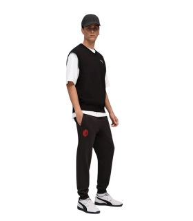 Puma - Pantalones Negros para Hombre - A.C. Milan