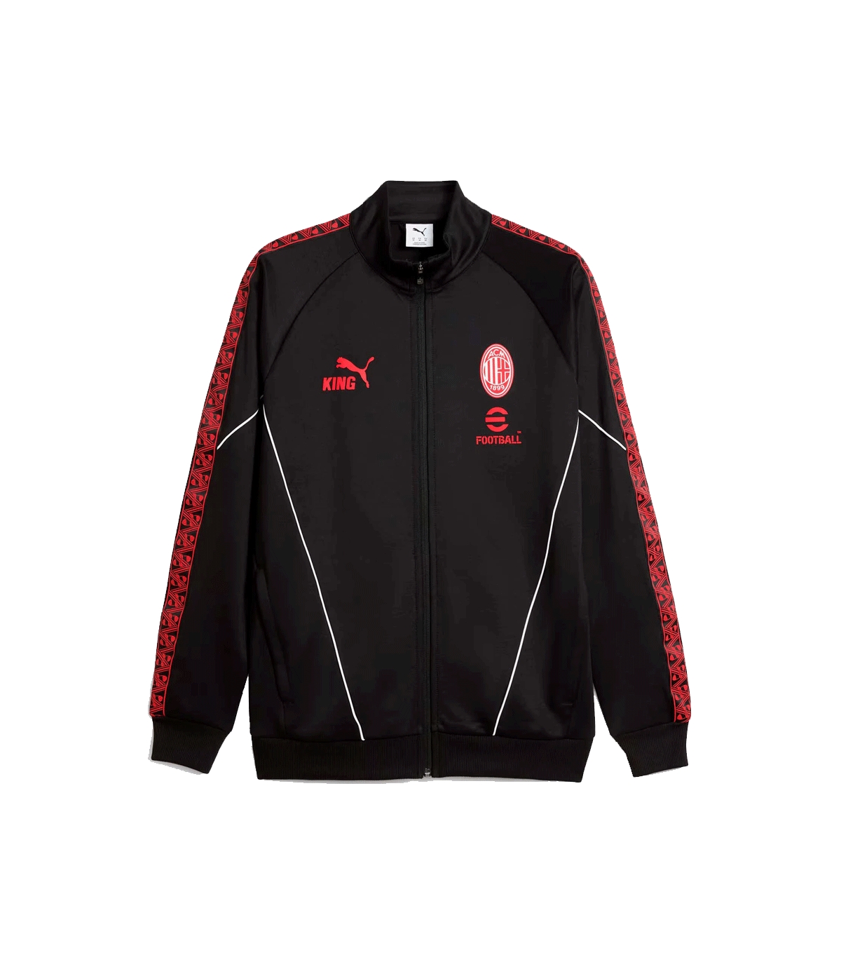 Puma - Chaqueta Negra para Hombre - A.C. Milan
