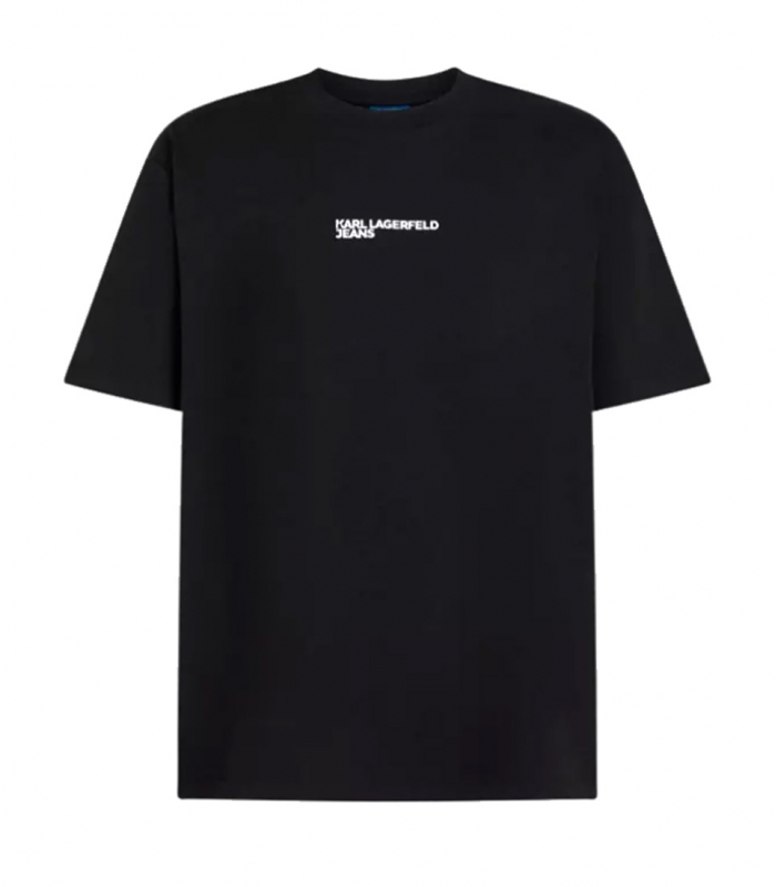Karl Lagerfeld - Camiseta Negra para Hombre - REG FRAME