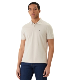 Calvin Klein - Polo Beige para Hombre - Oatmeal