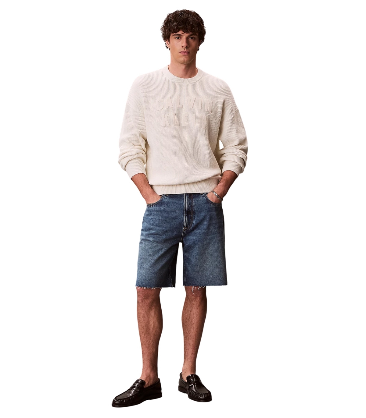 Calvin Klein - Pantalones Cortos Azules para Hombre