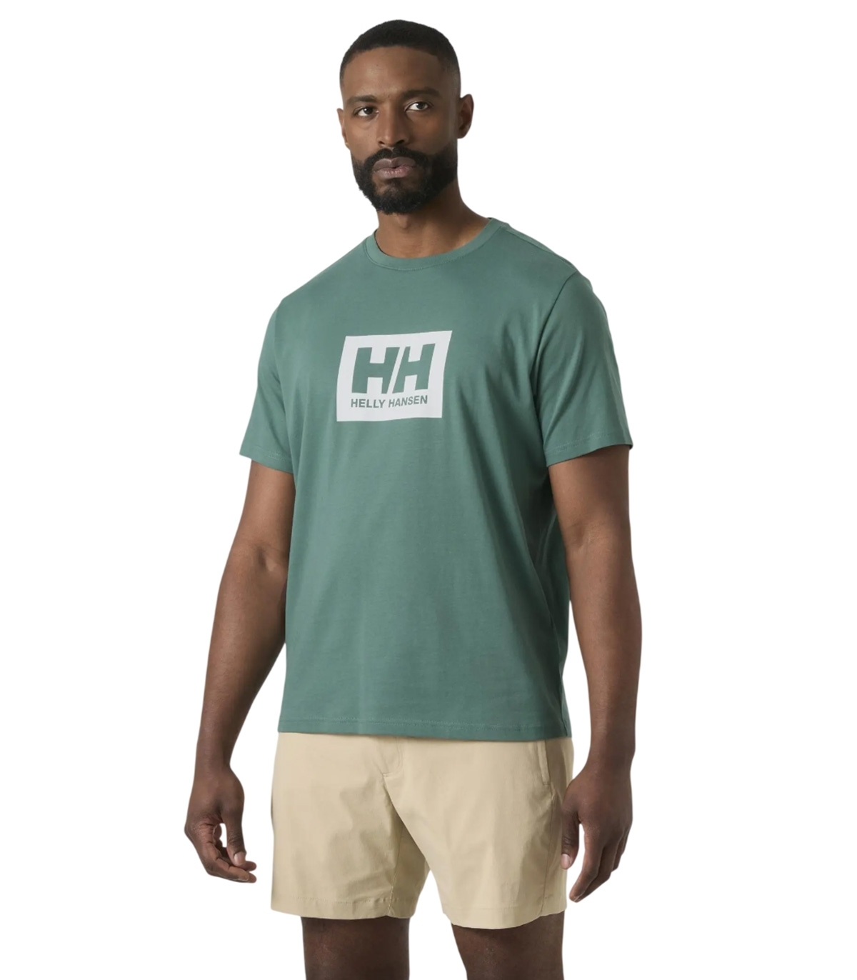 Helly Hansen - Camiseta Verde para Hombre - Box T