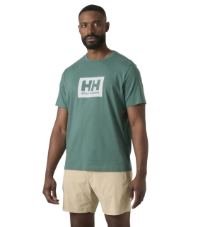 Helly Hansen - Camiseta Verde para Hombre - Box T