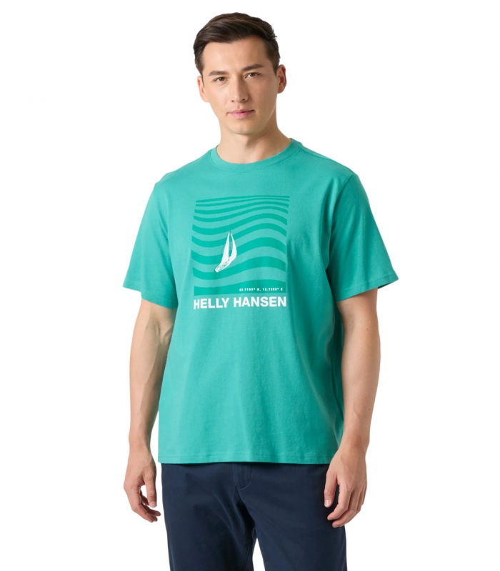 Helly Hansen - Camiseta Verde para Hombre - Shoreline
