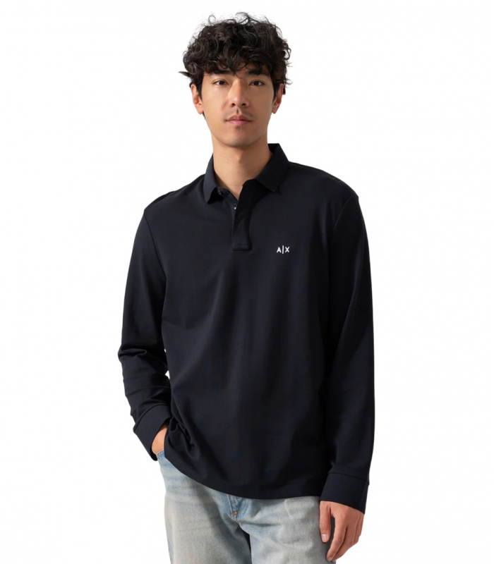 Armani Exchange - Polo Azul para Hombre - Deep Navy