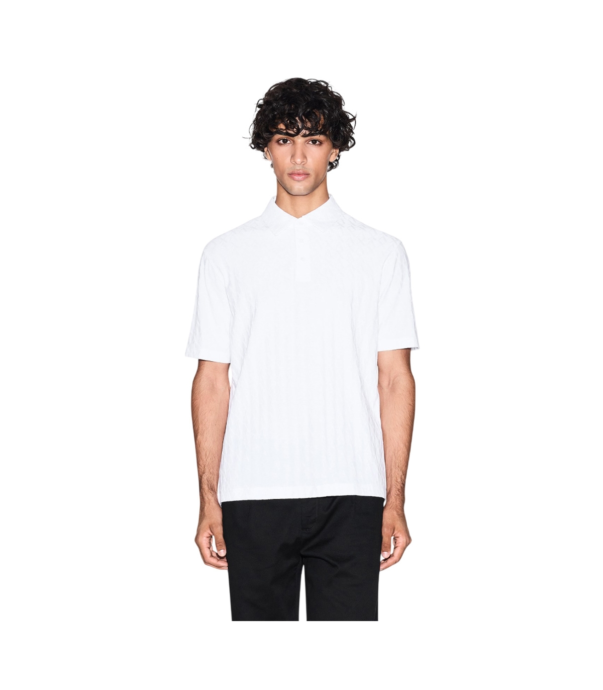 Armani Exchange - Polo Blanco para Hombre