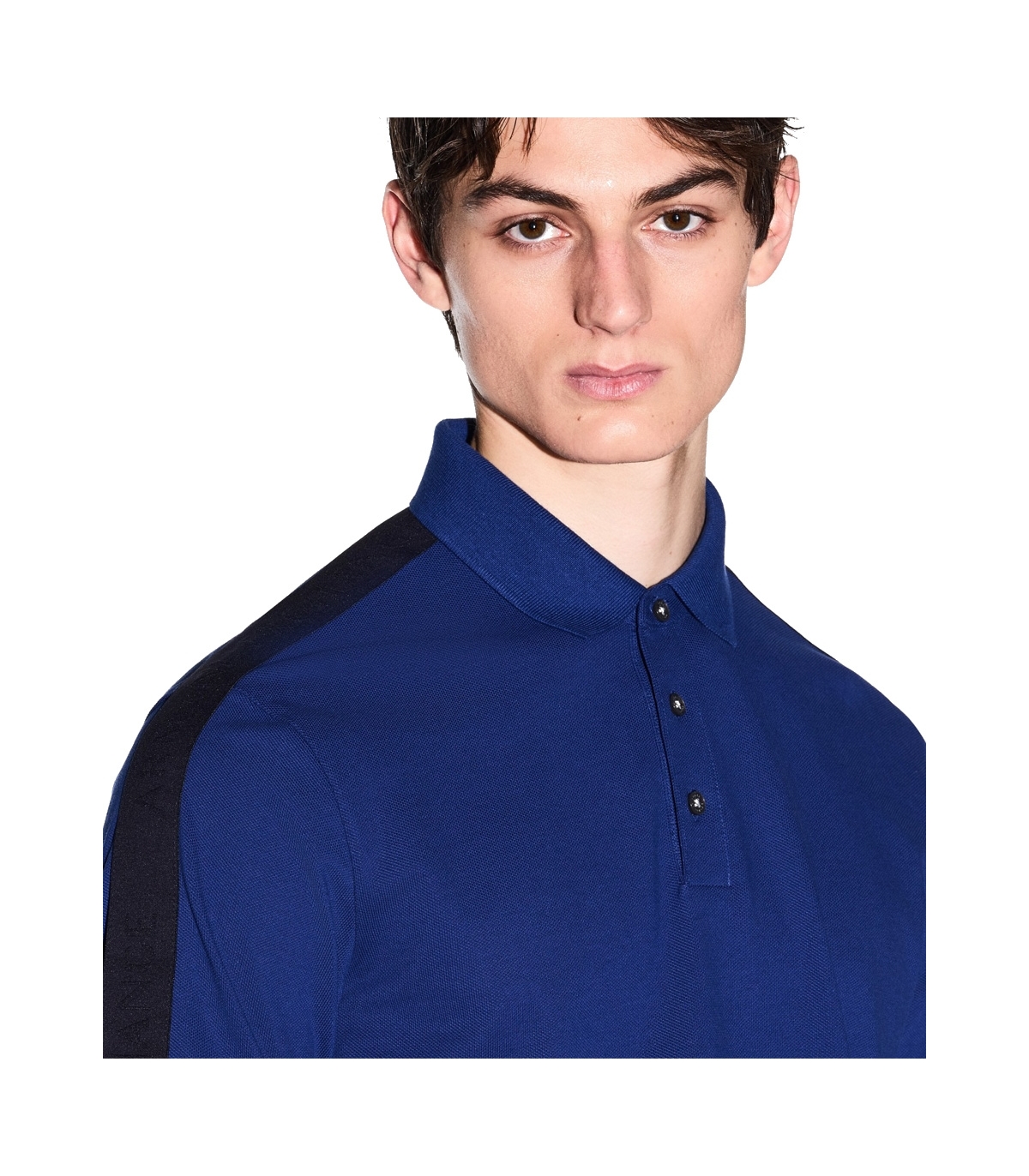 Armani Exchange - Polo Azul para Hombre - Bellwether Blue