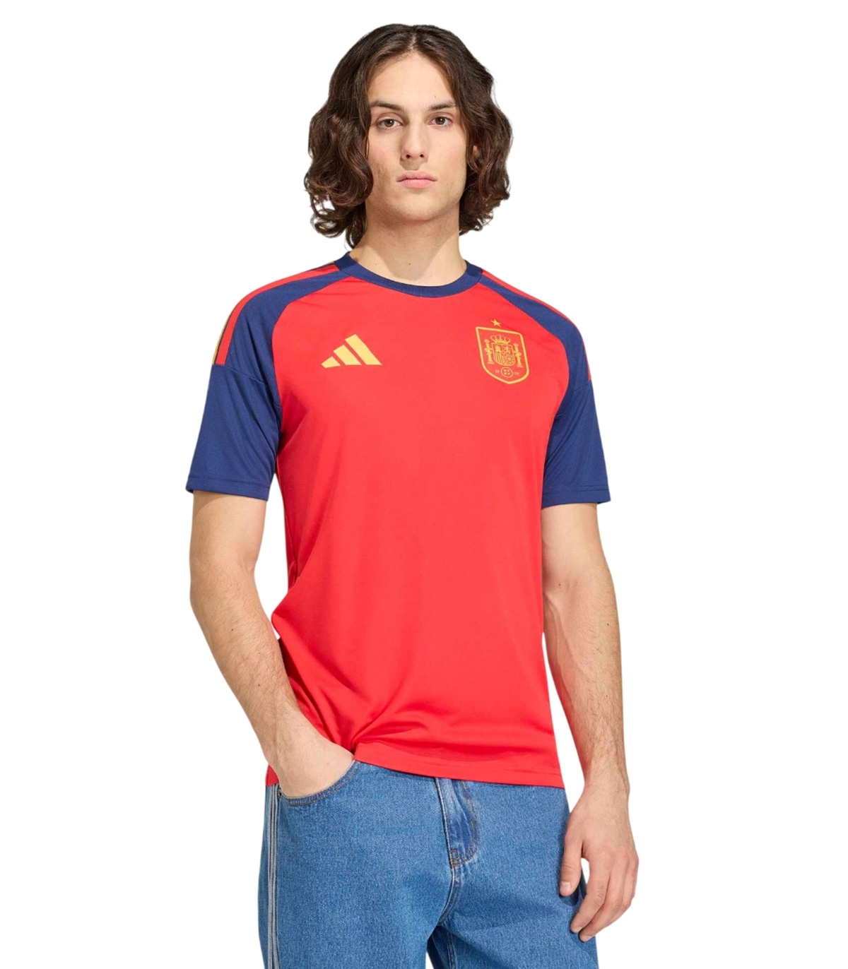 Adidas - Camiseta Roja para Hombre - España 26