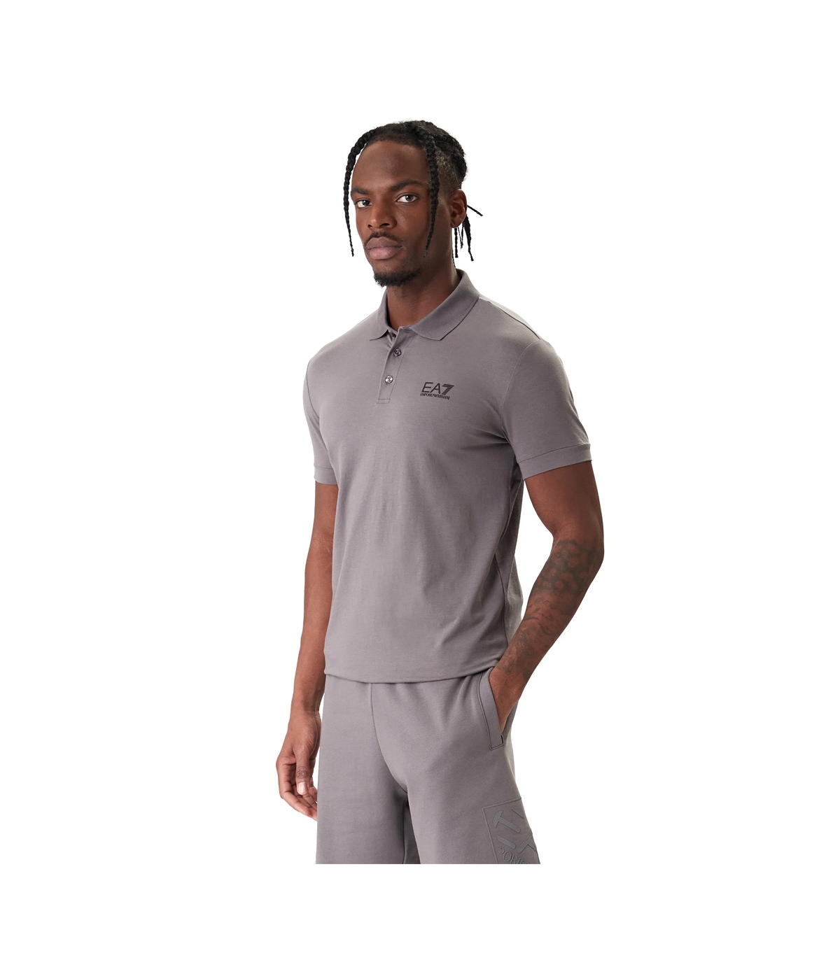 EA7 - Polo Gris para Hombre - Smoked Peral