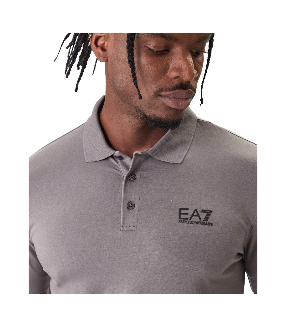 EA7 - Polo Gris para Hombre - Smoked Peral