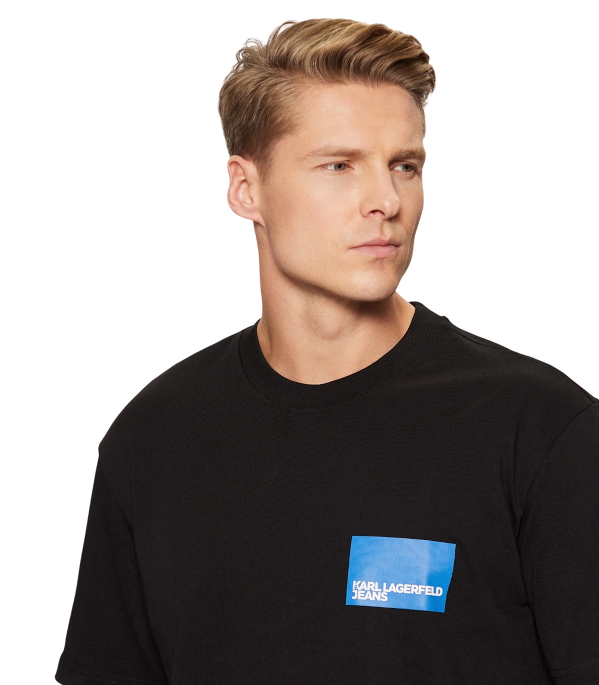 Karl Lagerfeld - Camiseta Negra para Hombre