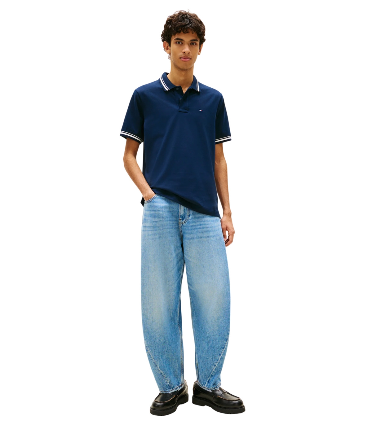 Tommy Jeans - Polo Azul Marino para Hombre