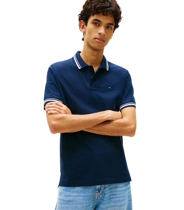 Tommy Jeans - Polo Azul Marino para Hombre