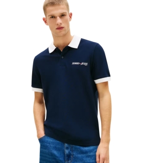 Tommy Jeans - Polo Azul Marino para Hombre
