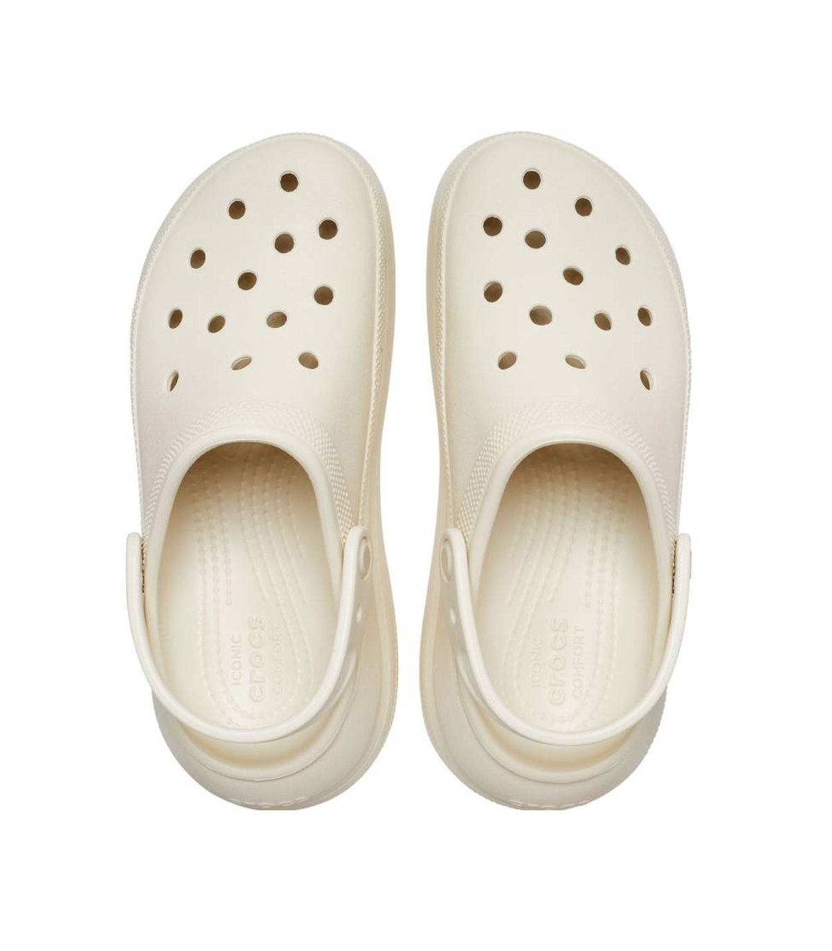 Crocs - Chanclas Beige para Mujer