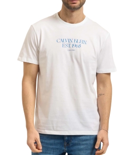 Calvin Klein - Camiseta Blanca para Hombre - Bright White