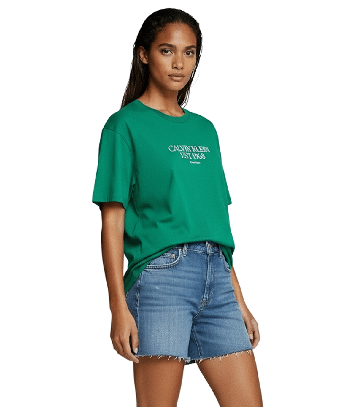 Calvin Klein - Camiseta Verde para Mujer - Enchanted Forest