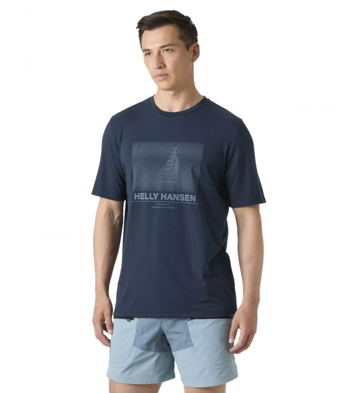 Helly Hansen - Camiseta Azul para Hombre - Race Graphic