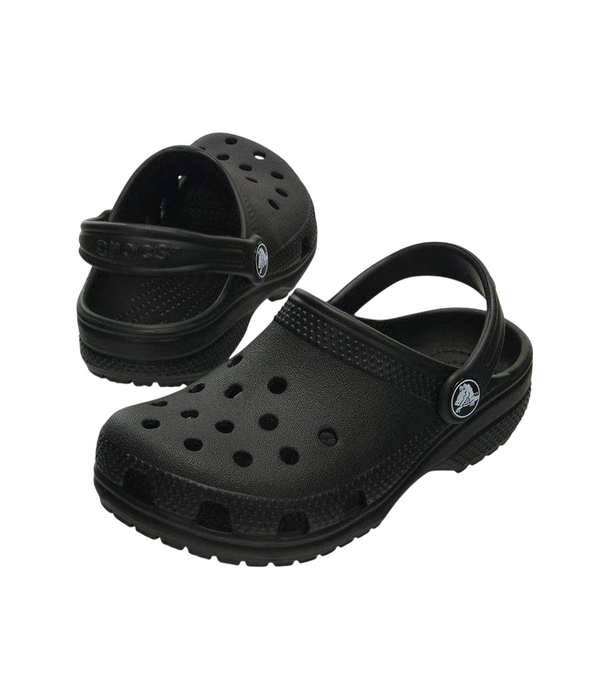 Crocs - Chanclas Negras para Mujer