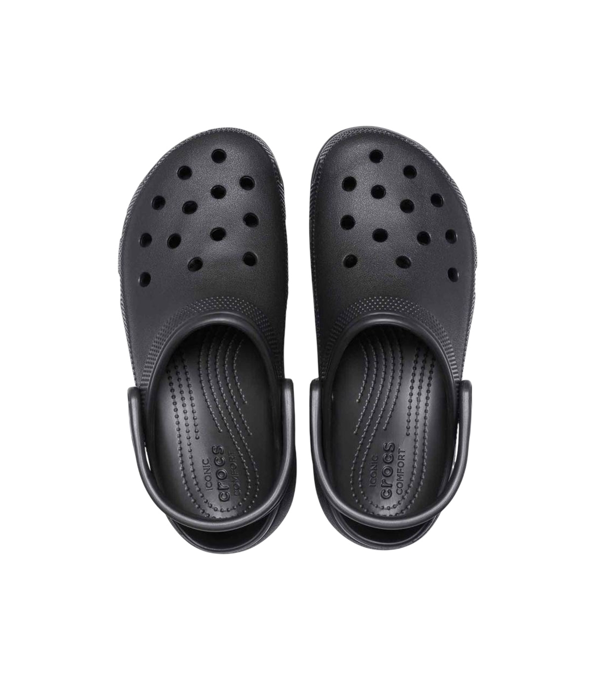 Crocs - Chanclas Negras para Mujer