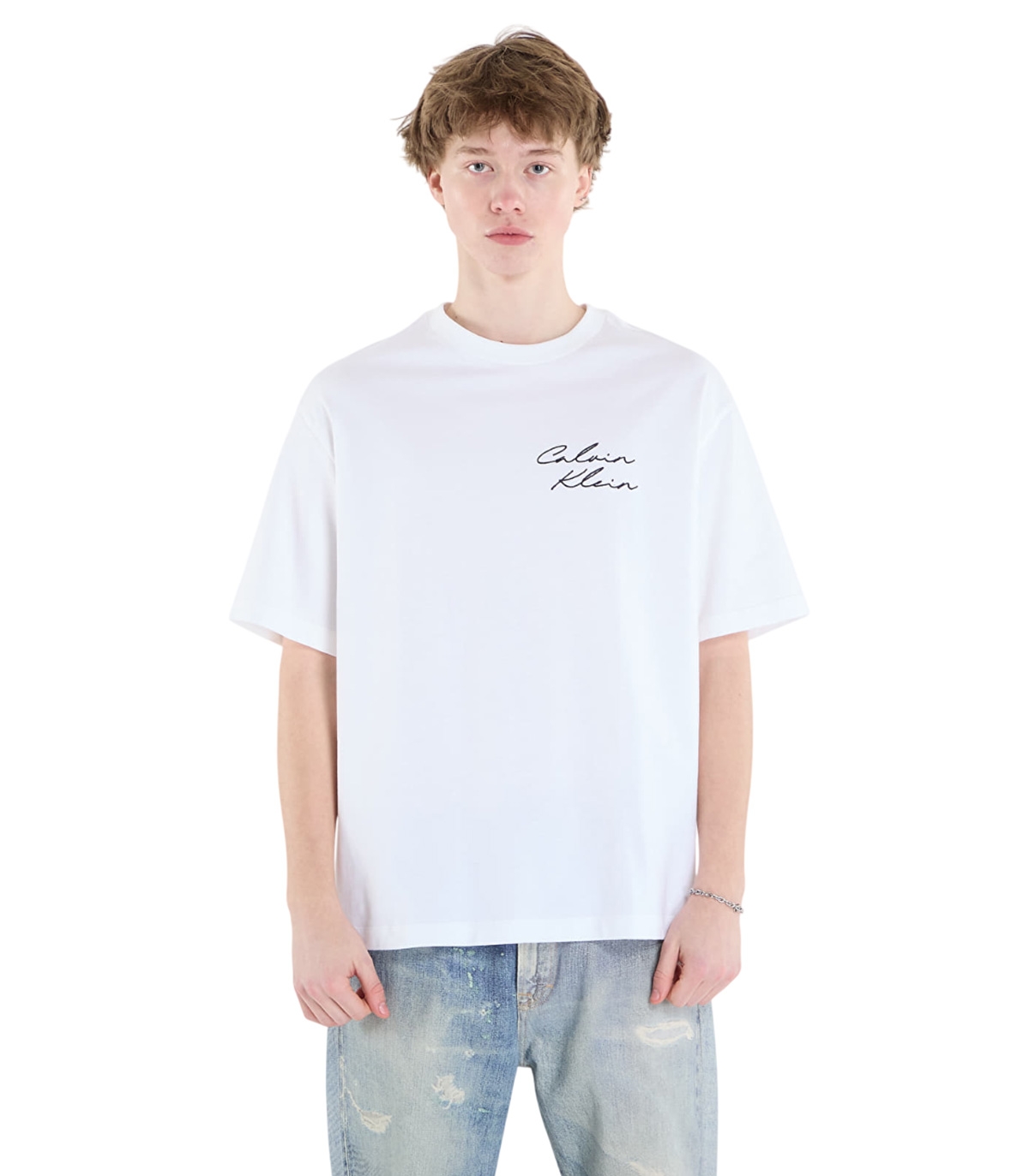 Calvin Klein - Camiseta Blanca para Hombre