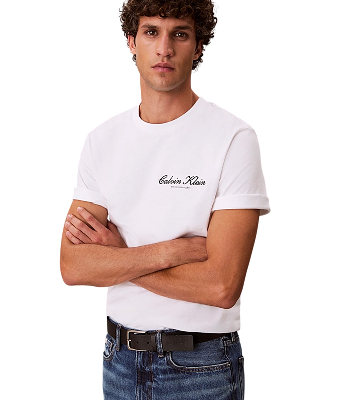Calvin Klein - Camiseta Blanca para Hombre