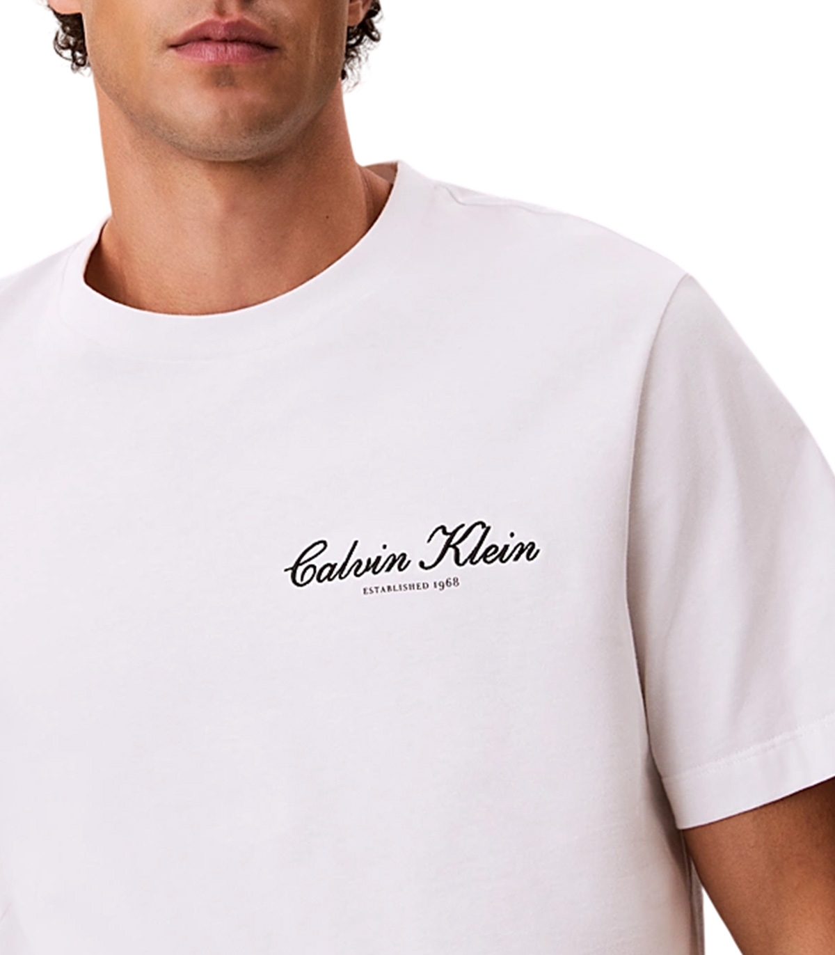 Calvin Klein - Camiseta Blanca para Hombre