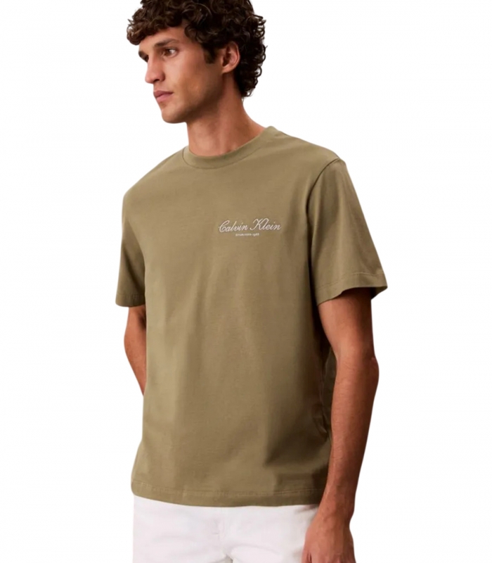 Calvin Klein - Camiseta Verde para Hombre