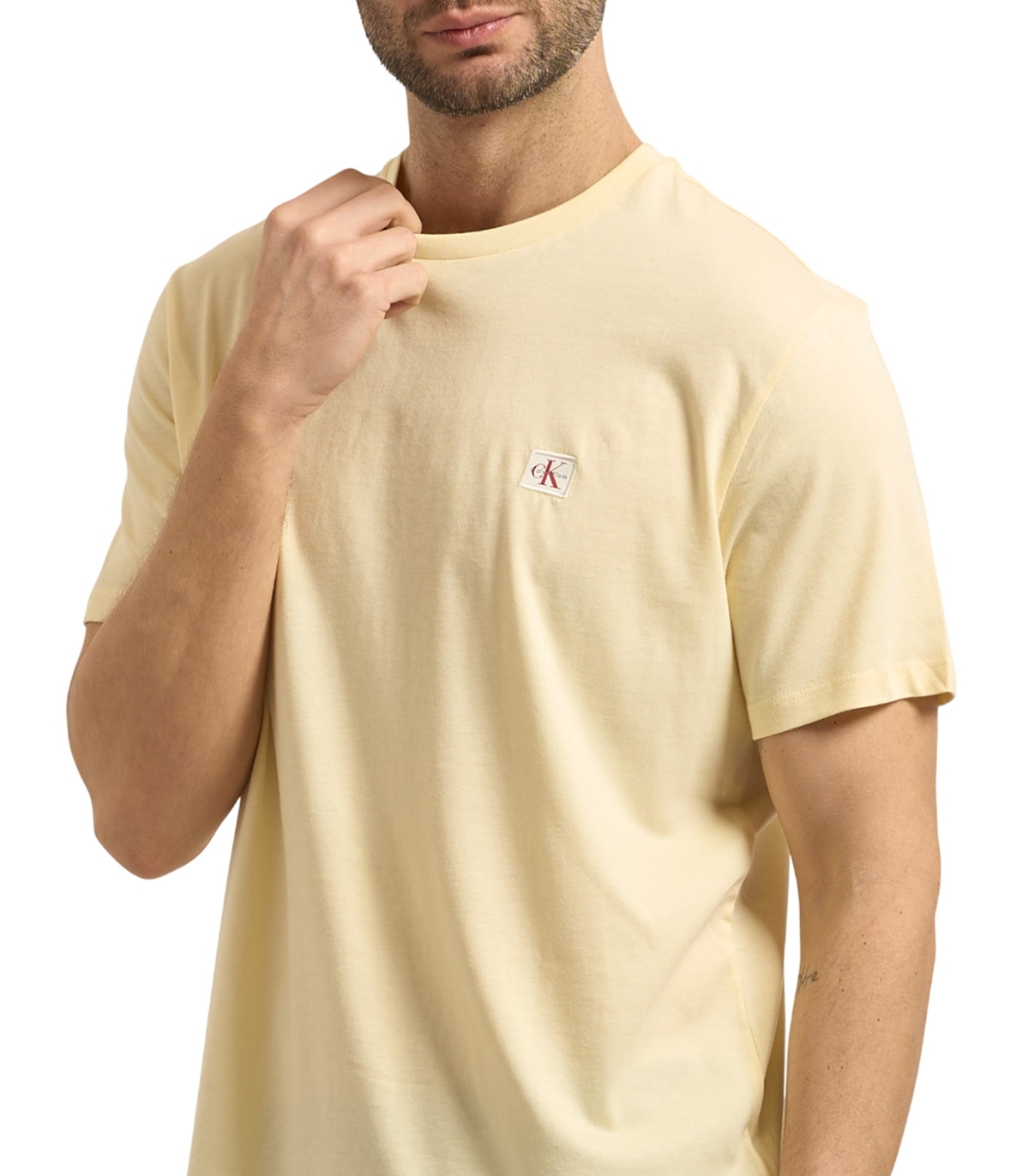 Calvin Klein - Camiseta Amarilla para Hombre