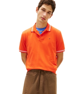 Tommy Jeans - Polo Naranja para Hombre