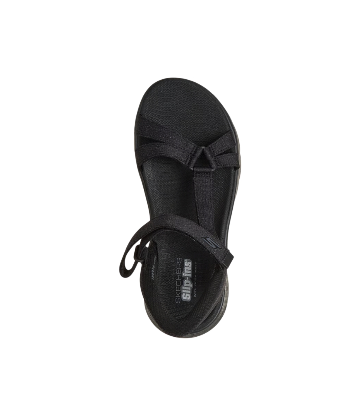 Skechers - Sandalias Negras para Mujer