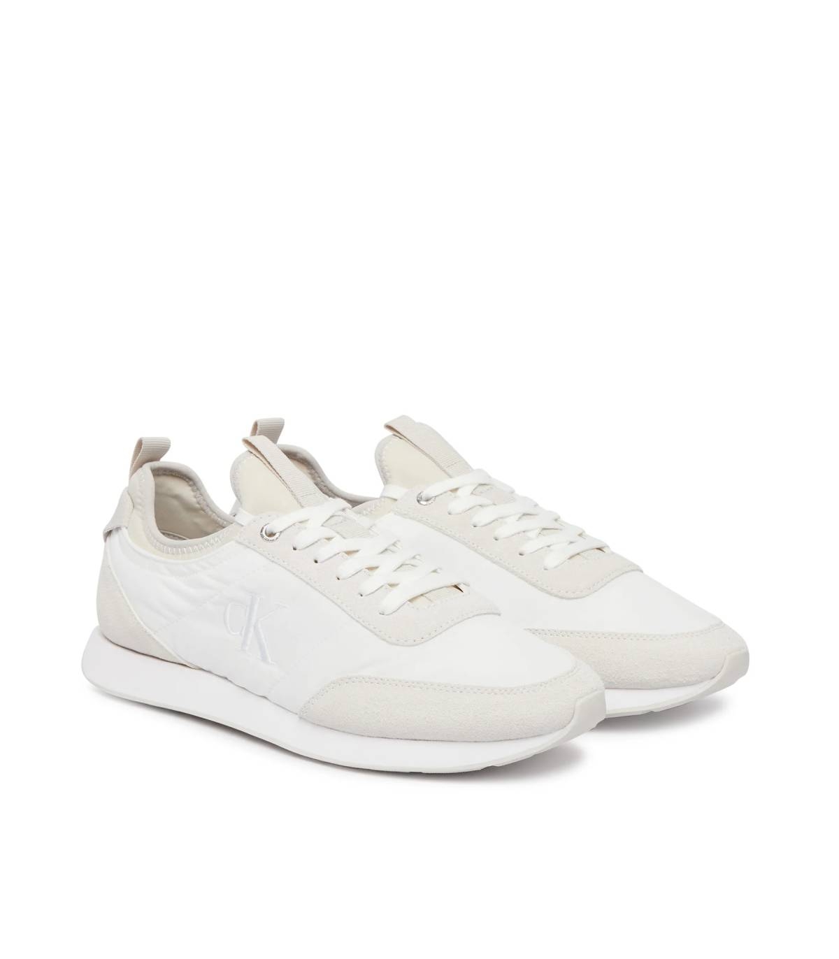 Calvin Klein - Zapatillas Blancas para Hombre - Retro Runner