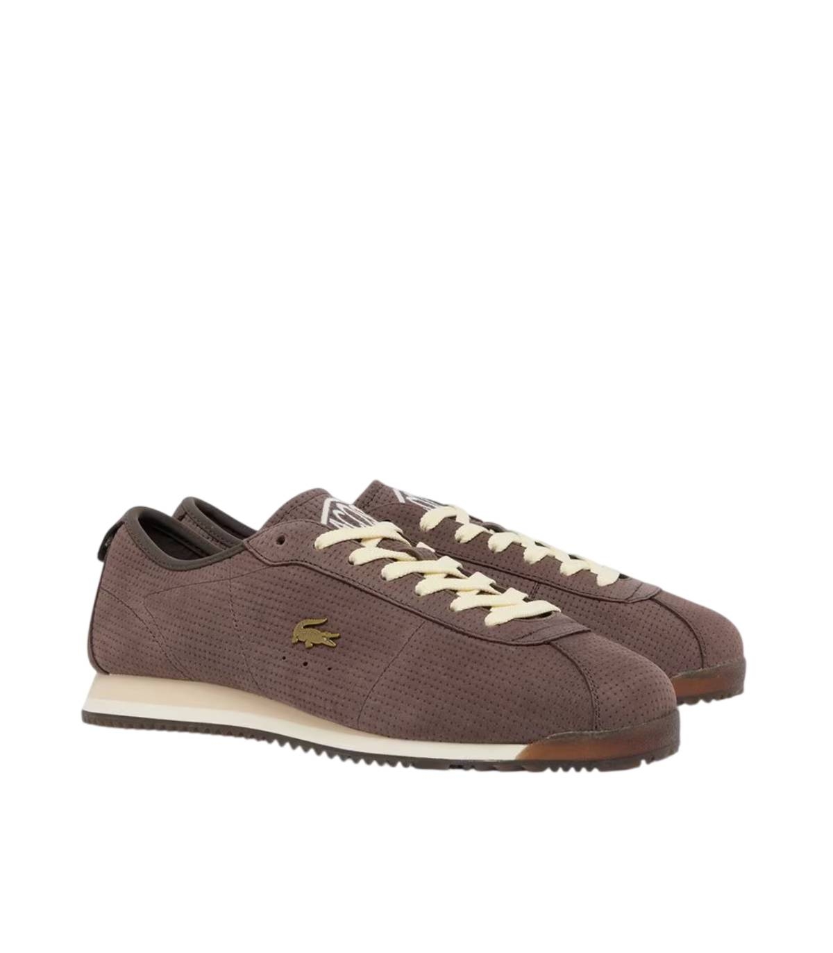 Lacoste - Zapatillas Marrones para Hombre - Club Low