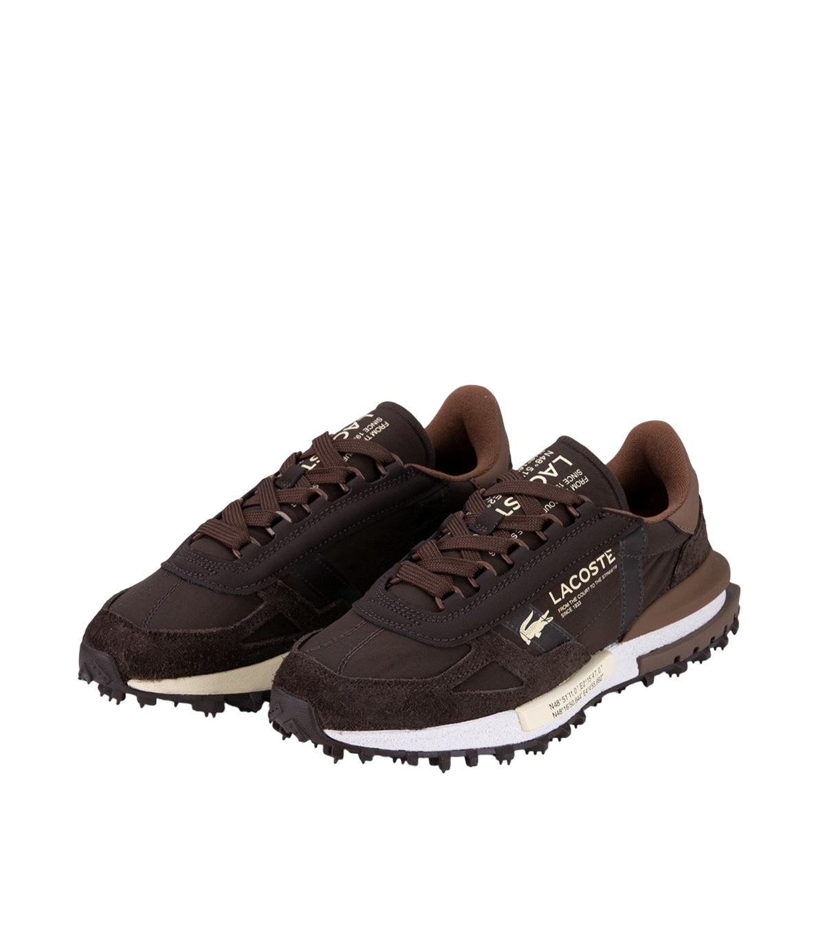 Lacoste - Zapatillas Marrones para Hombre - Elite Active
