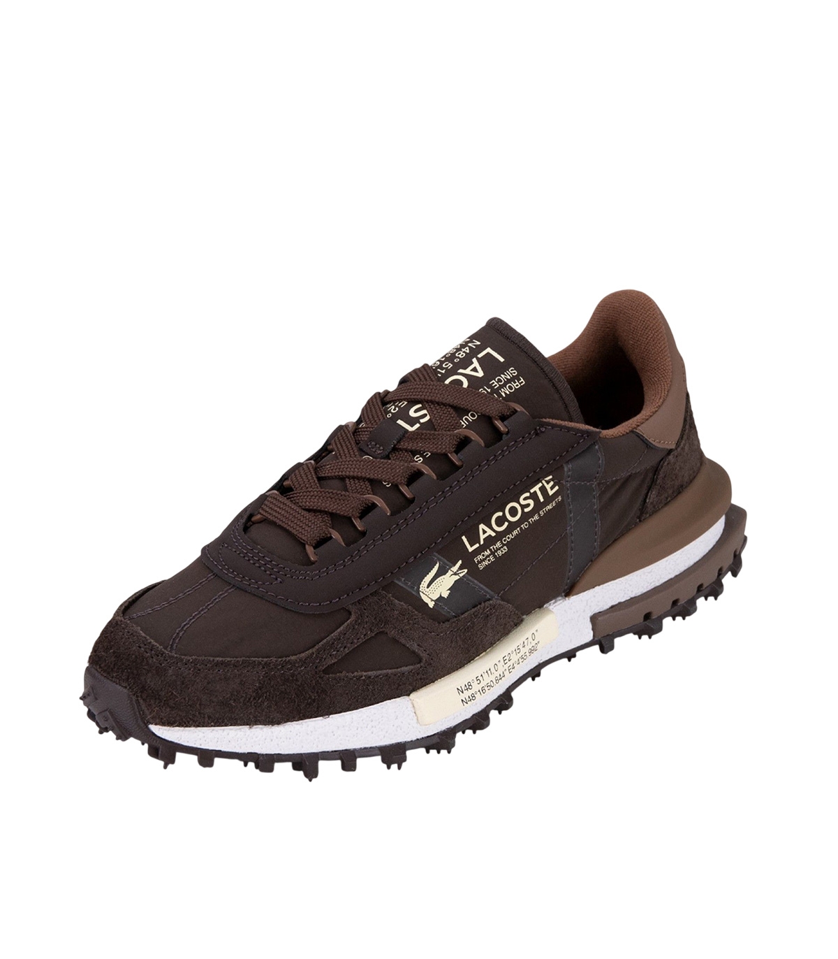Lacoste - Zapatillas Marrones para Hombre - Elite Active