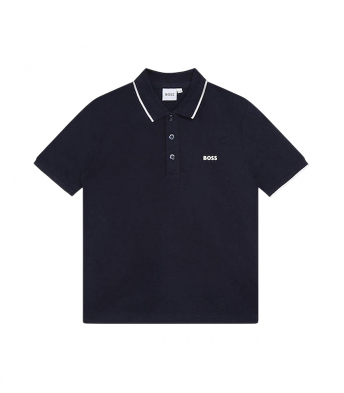 Boss - Polo Azul para Hombre - Kids' Polo Short Sleeve