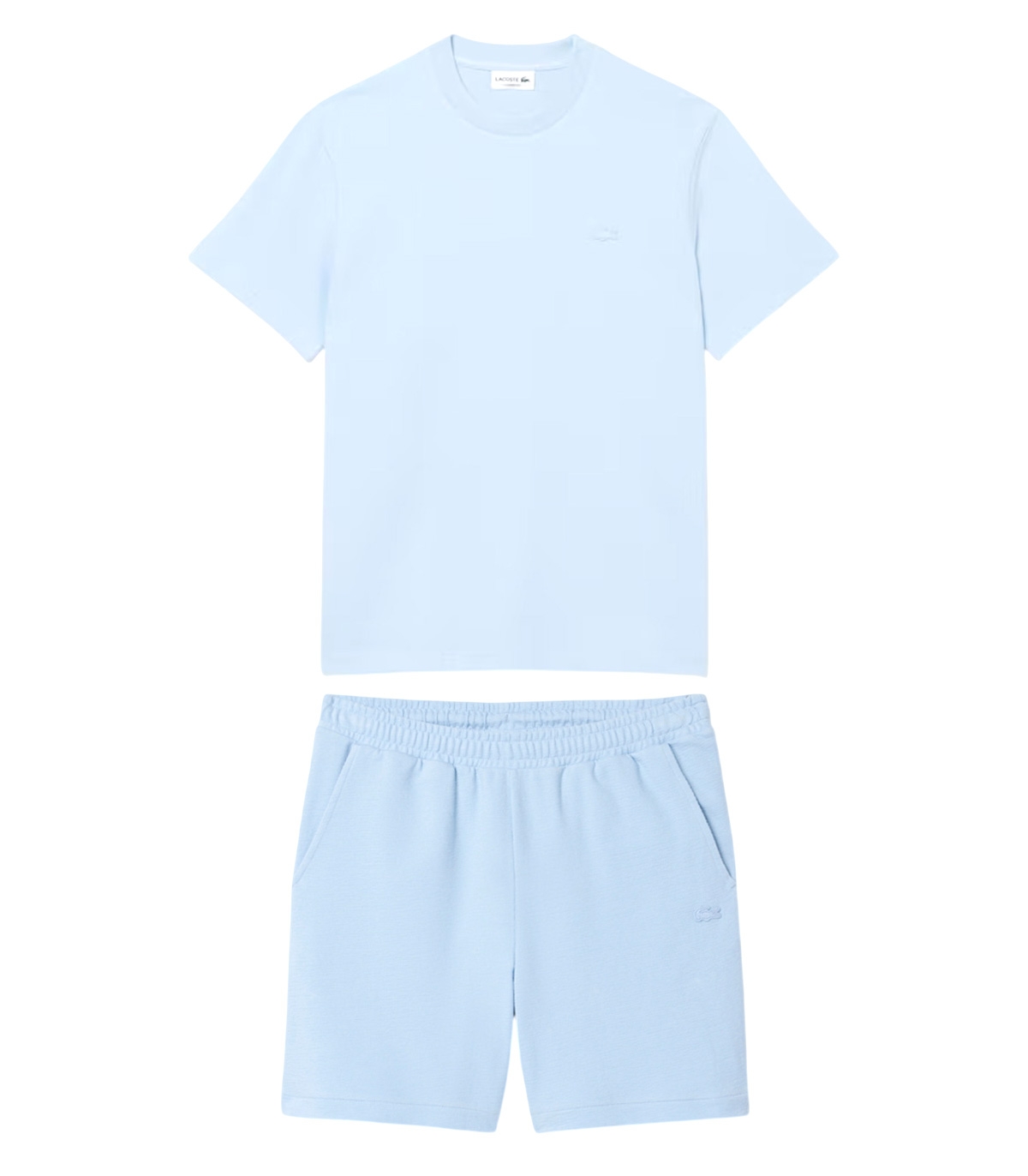 Lacoste - Conjunto Celeste para Hombre - Textures