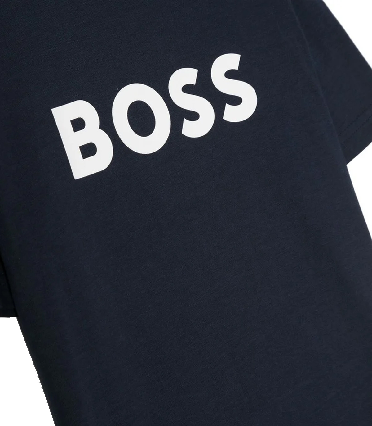 Boss - Camiseta Azul para Adolescentes - Logo t shirt