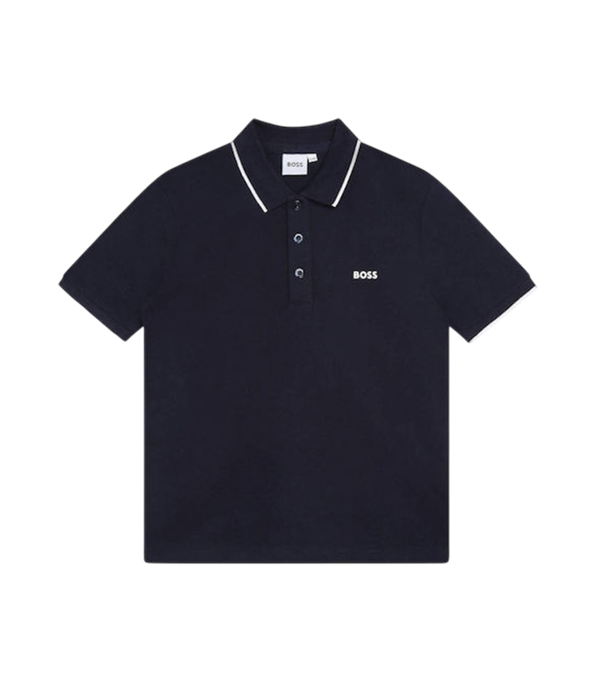 Boss - Polo Azul para Adolescentes - Kids' Polo Short Sleeve