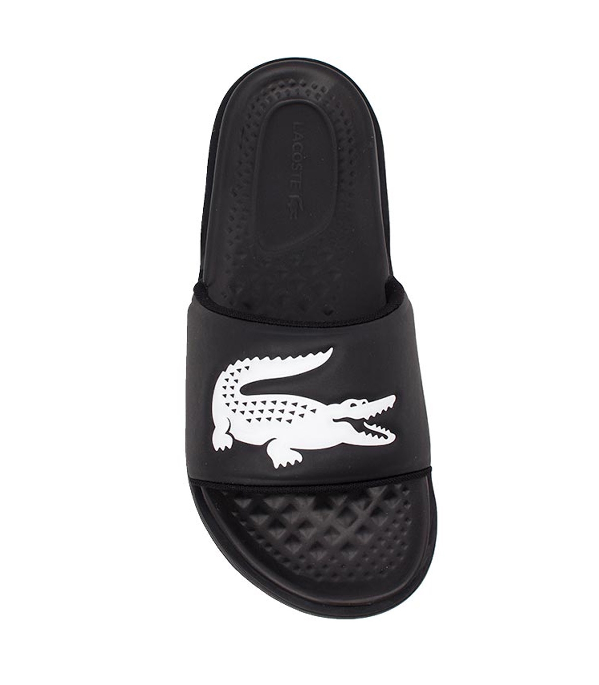 Lacoste - Chanclas Negras para Hombre - Serve Slide Dual