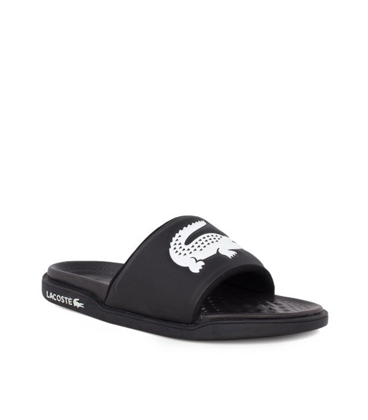 Lacoste - Chanclas Negras para Hombre - Serve Slide Dual