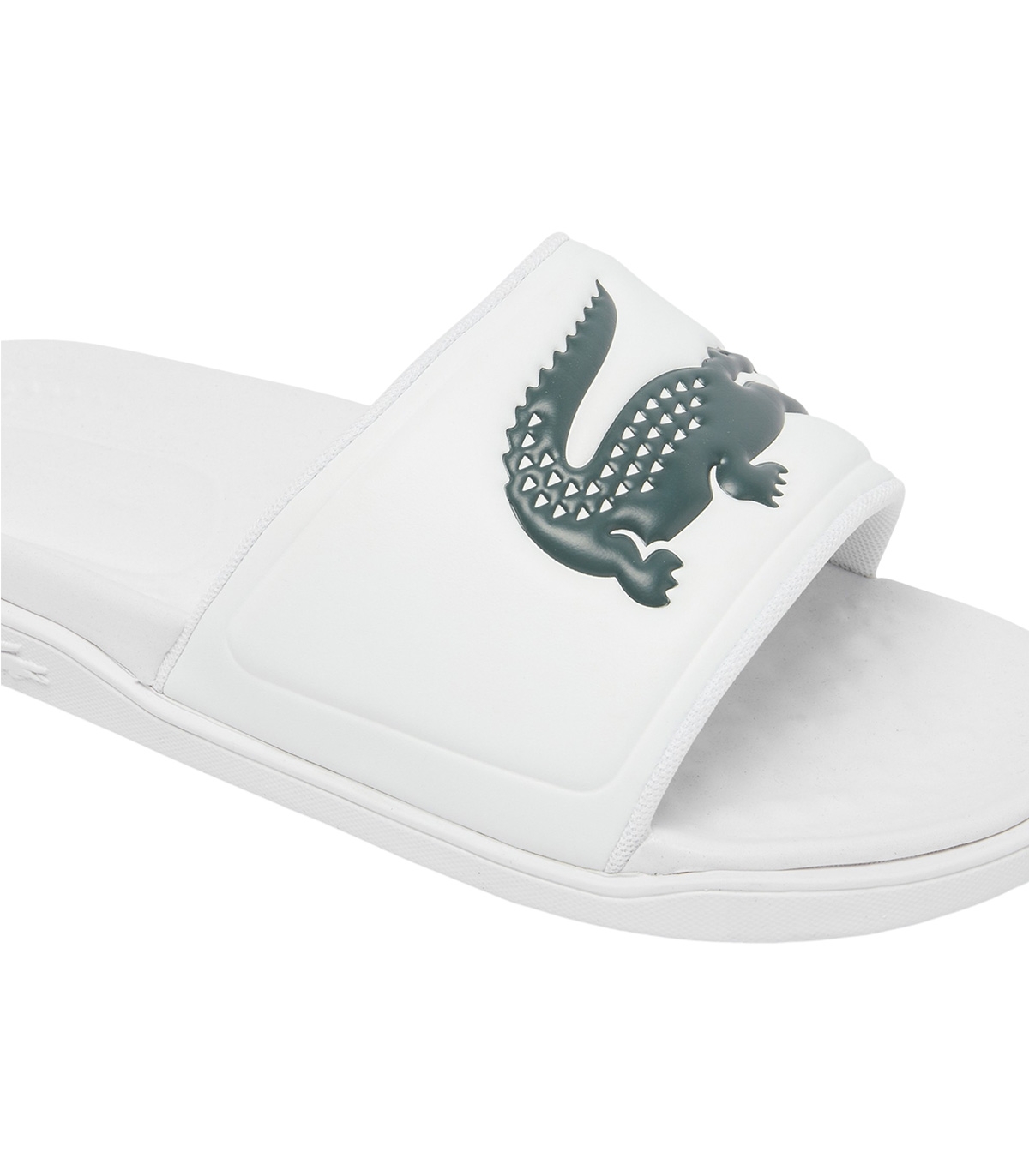 Lacoste - Chanclas Blancas para Hombre - Serve Slide