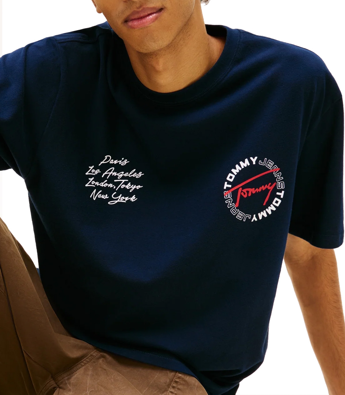 Tommy Jeans - Camiseta Azul para Hombre -
