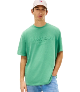 Tommy Jeans - Camiseta Verde para Hombre - Bahamas