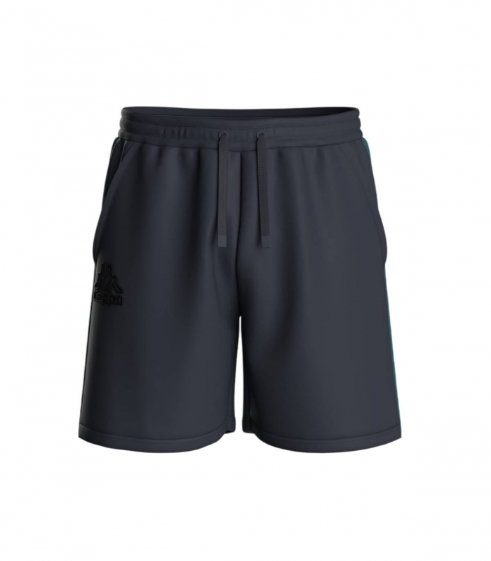 Kappa - Pantalón Corto Negro para Hombre
