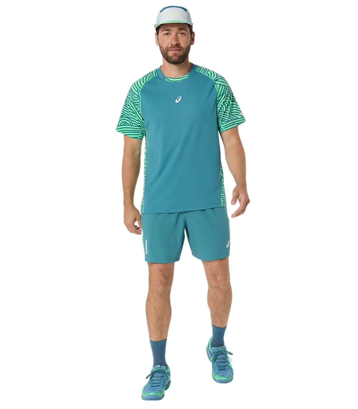 Asics - Conjunto Celeste para Hombre - Padel Court All Over